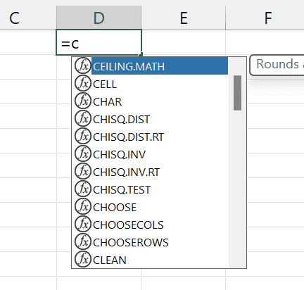 اضافة دالة الي الاكسل
